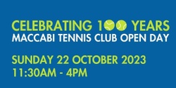 Banner image for Maccabi Tennis Club Open Day - Celebrating 100 Years
