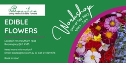 Banner image for Edible Flowers Workshop at the Basilea Farm