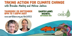 Banner image for Taking action for Climate Change with Brendan Mackey and Melissa Jackson