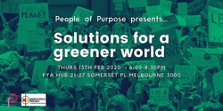 Banner image for Solutions For A Greener World