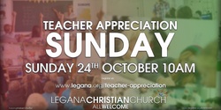 Teacher Appreciation Sunday