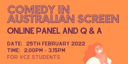 Banner image for MWFF 2022: Comedy in Australian Screen 