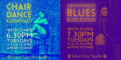 Banner image for Velvet Vice Studio Burlesque Class April 2024