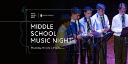 2021 Middle School Music Night