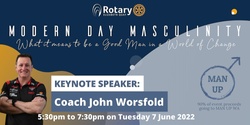 Banner image for Modern Day Masculinity with John Worsfold