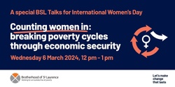 Banner image for BSL Talks: Counting women in