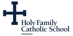 Holy Family School's banner