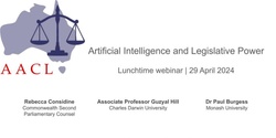 Banner image for Artificial Intelligence and Legislative Power