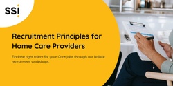 Banner image for Recruitment Principles for Aged Care Providers
