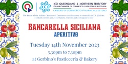Banner image for ICCI QLD&NT Bancarella Siciliana - Aperitivo