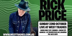 Banner image for Rick Price LIVE at West Tradies