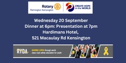 Banner image for Rotary Youth Driver Awareness presentation