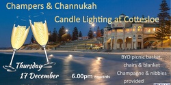Banner image for Champers & Channukah Candle Lighting at Cottesloe