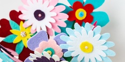 Banner image for Kids Workshop: Making Funky Felt Flower Badges