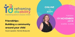 Banner image for Friendships: Building a community around your child