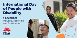 Banner image for International Day of People with Disability Webinar
