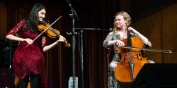 Banner image for Jocelyn Pettit & Ellen Gira, a dynamic North American fiddle & cello duo.