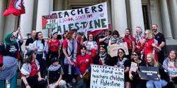 Banner image for Teachers and School Staff Won't Be Silent: Palestine is AEU Business