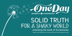 Banner image for 2024 OneDay Christian Women's Conference
