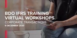 Banner image for BDO IFRS Virtual Training - Corporate Transactions