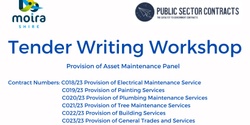 Banner image for Tender Writing Workshop - Provision of Asset Maintenance Panel - Online