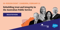 Banner image for The Mandarin Live - Rebuilding Trust and Integrity in the Australian Public Service