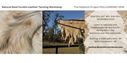 Banner image for Natural Goat Furskin Leather Tanning Workshop