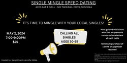 Banner image for Single Mingle Speed Dating - May 2nd