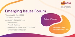 Banner image for Emerging Issues Forum 2022