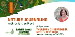 Banner image for Nature Journaling Workshop with Julia Landford