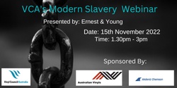 Banner image for VCA's Modern Slavery Webinar
