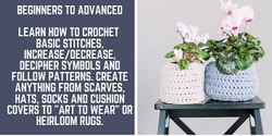 Banner image for Crochet - Beginners to Advanced - Evening class 4 weeks