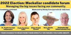 Banner image for Mackellar Candidate Forum 2022