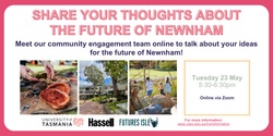 Banner image for Share Your Thoughts About the Future of Newnham: Online Event