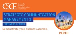 Banner image for Strategic Communication Management 3: Business Leader