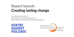 Banner image for Report launch: Creating lasting change