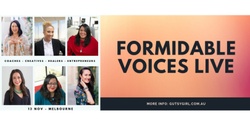 Banner image for Formidable Voices Live: Rising Voices of Black, Indigenous & Womxn of Colour
