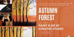 Banner image for Paint n Sip Class - Autumn Forest