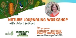 Banner image for Nature Journaling Workshop with Julia Landford