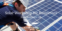 Banner image for Free Solar Workshop for Businesses