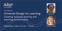 Banner image for Universal Design for Learning: Creating inclusive learning and teaching environments | Webinar