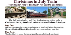 Banner image for Christmas in July Train