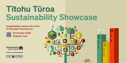 Banner image for Tītohu Tūroa | Sustainability Showcase 