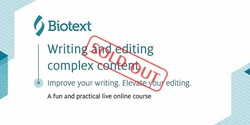 Banner image for Writing and editing complex content: August 2022
