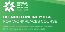 Banner image for Mental Health First Aid In The Workplace