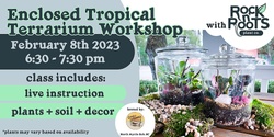 Banner image for (SOLD OUT) Enclosed Tropical Terrarium Workshop at Crooked Hammock Brewery (North Myrtle Beach, SC)