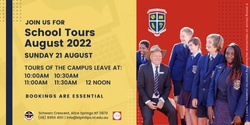 Banner image for School Tours August 2022