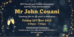 Banner image for SPX Farewell to Mr John Couani