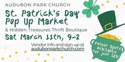 Banner image for St. Patrick's Day Pop Up Market Vendor Sign Up