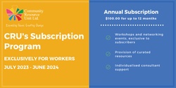 Banner image for CRU Subscription Program for Workers (July 2023 - June 2024)